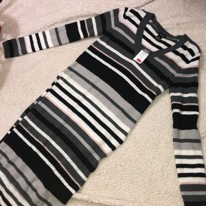 Sweater Dress Stripped